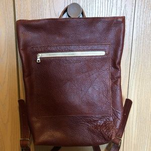 Portland Leather Goods Laptop Backpack in Nutmeg